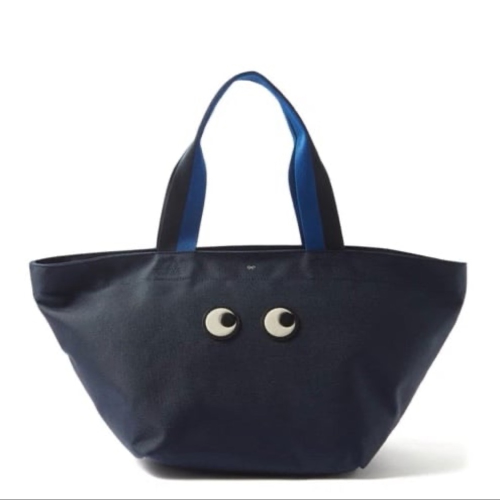 Anya Hindmarch Eyes Nastro Tote in Navy